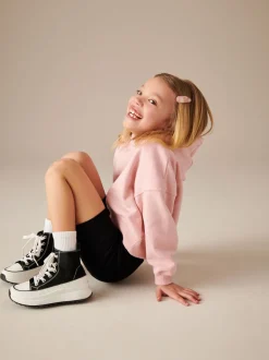 Black Extra Chunky Lace-Up With Zip Trainers