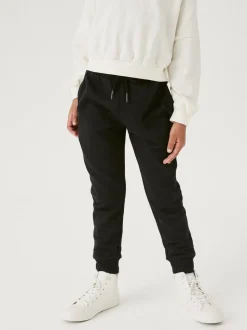 Black Fleece Lined Joggers (3-16yrs)