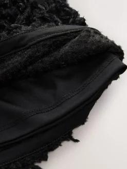 Black Fluffy Sequin Skirt (3-16yrs)