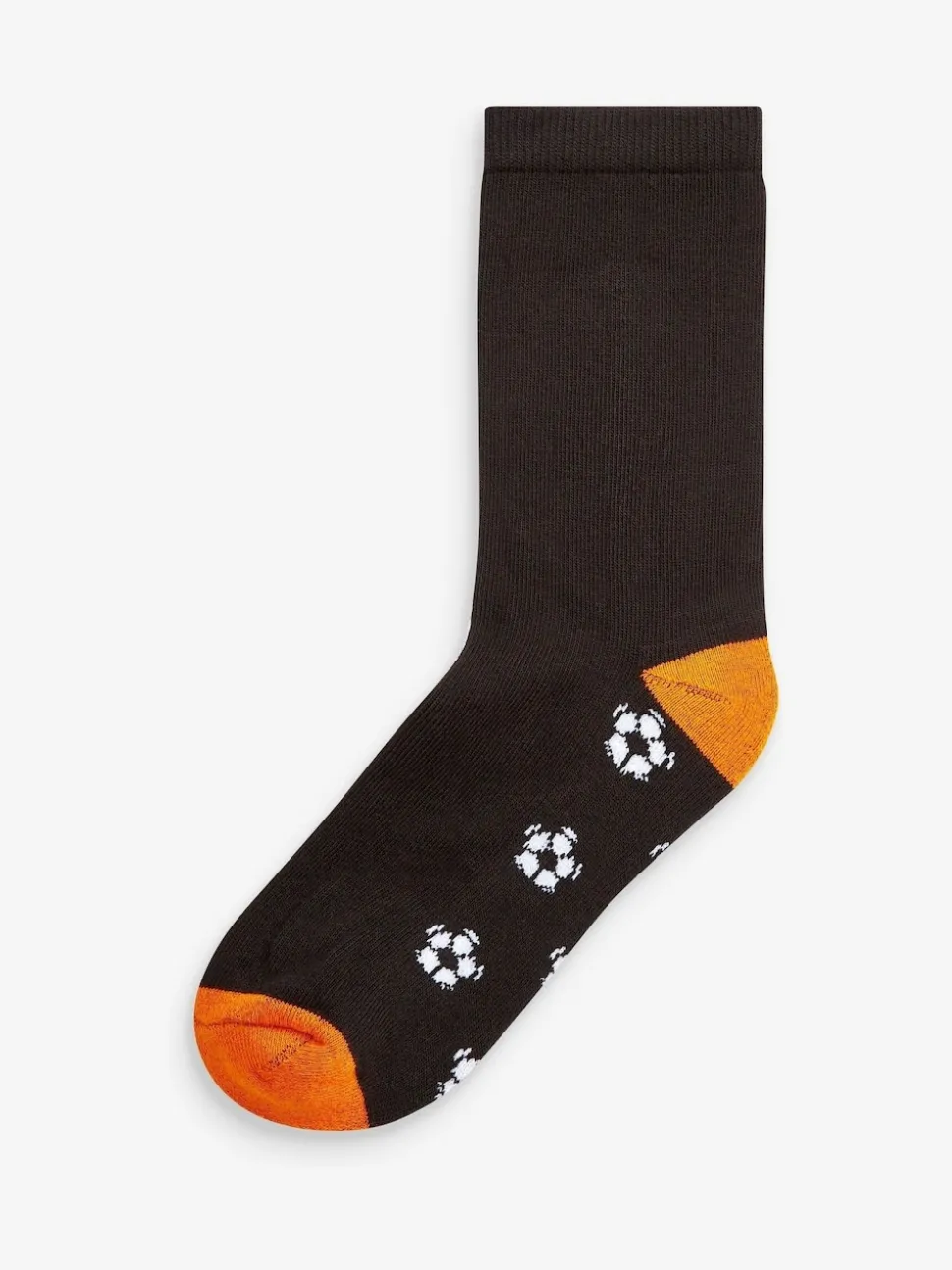 Black Football Cotton Rich Cushioned Socks 7 Pack