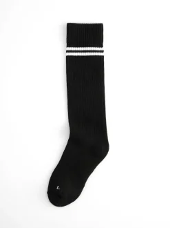 Black Football Socks