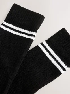 Black Football Socks