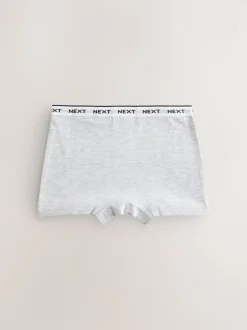 Black/Grey/White Short Briefs 5 Pack (2-16yrs)