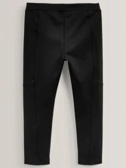 Black Heavy Weight Stretch Leggings (3-16yrs)