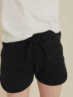 Black Jersey Shorts (3-16yrs)