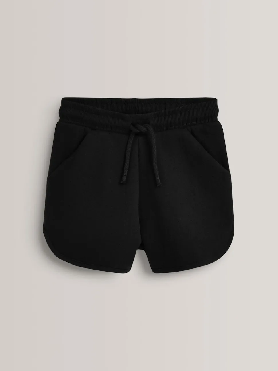 Black Jersey Shorts (3-16yrs)