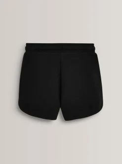 Black Jersey Shorts (3-16yrs)