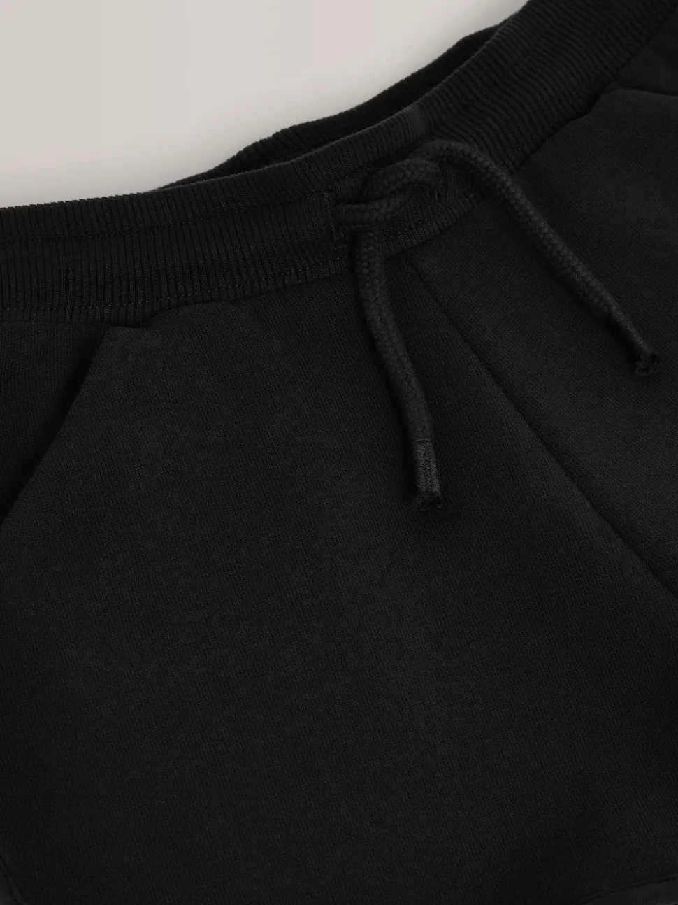 Black Jersey Shorts (3-16yrs)