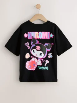 Black Kuromi Graphic T-Shirt (3-16yrs)