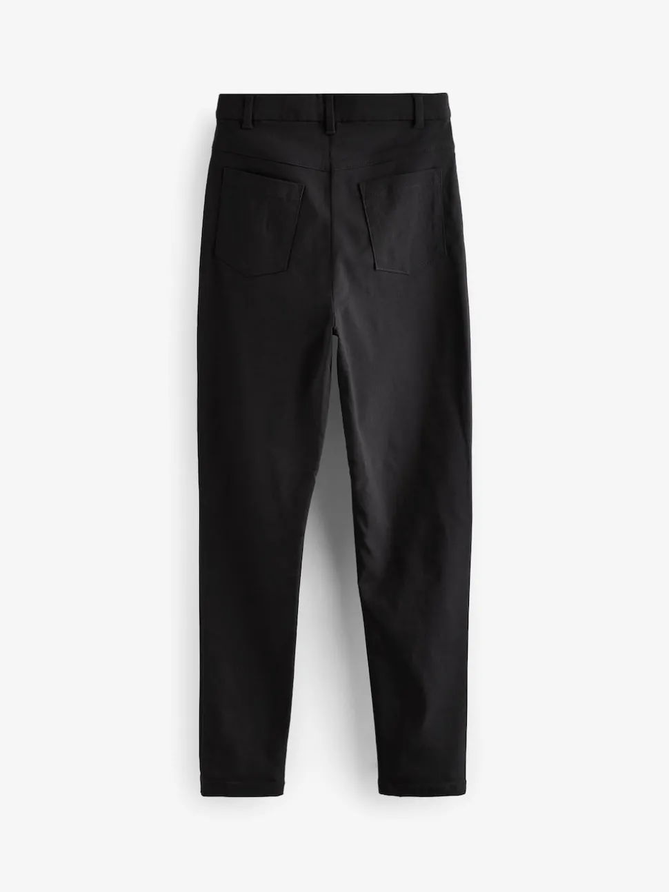 Black Longer Length Skinny Fit Stretch High Waist School Trousers (9-18yrs)