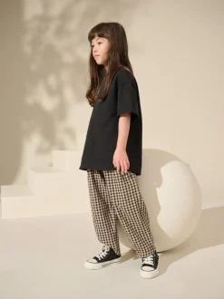 Black Oversized Heavyweight 100% Cotton T-Shirt (3-16yrs)