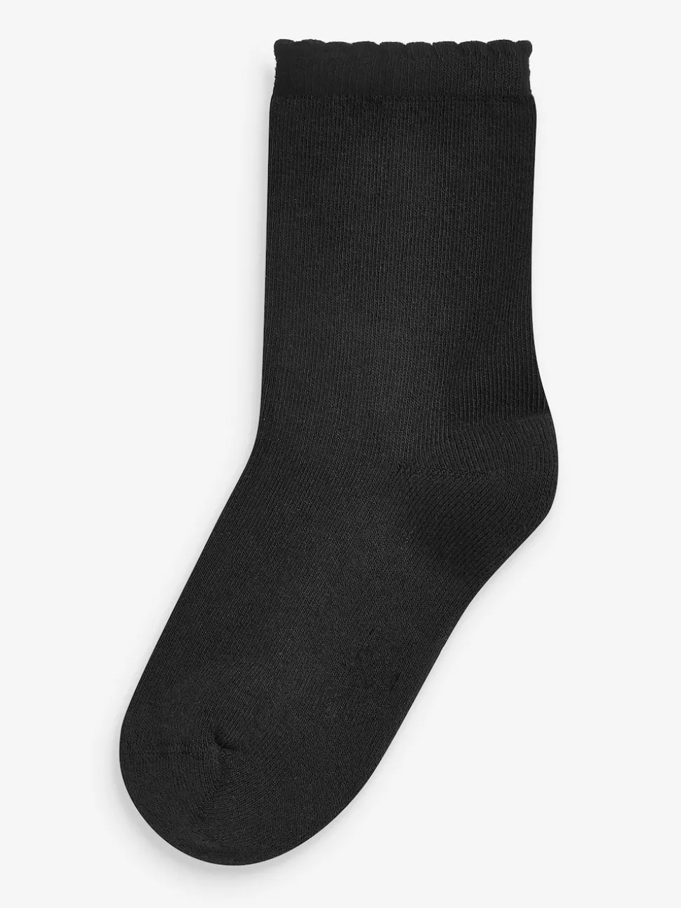 Black 5 Pack Cotton Rich Cushioned Sole Ankle Socks