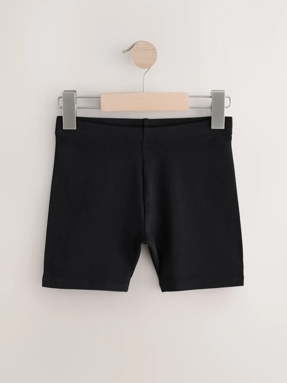 Black 7 Pack Cotton Rich Stretch Cycle Shorts (3-16yrs)