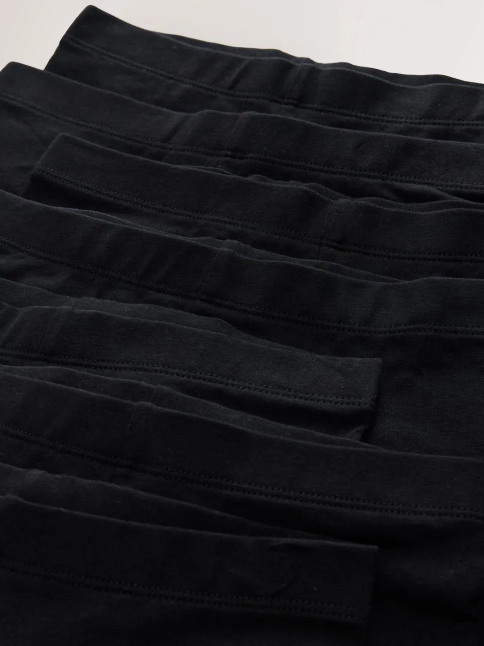 Black 7 Pack Cotton Rich Stretch Cycle Shorts (3-16yrs)