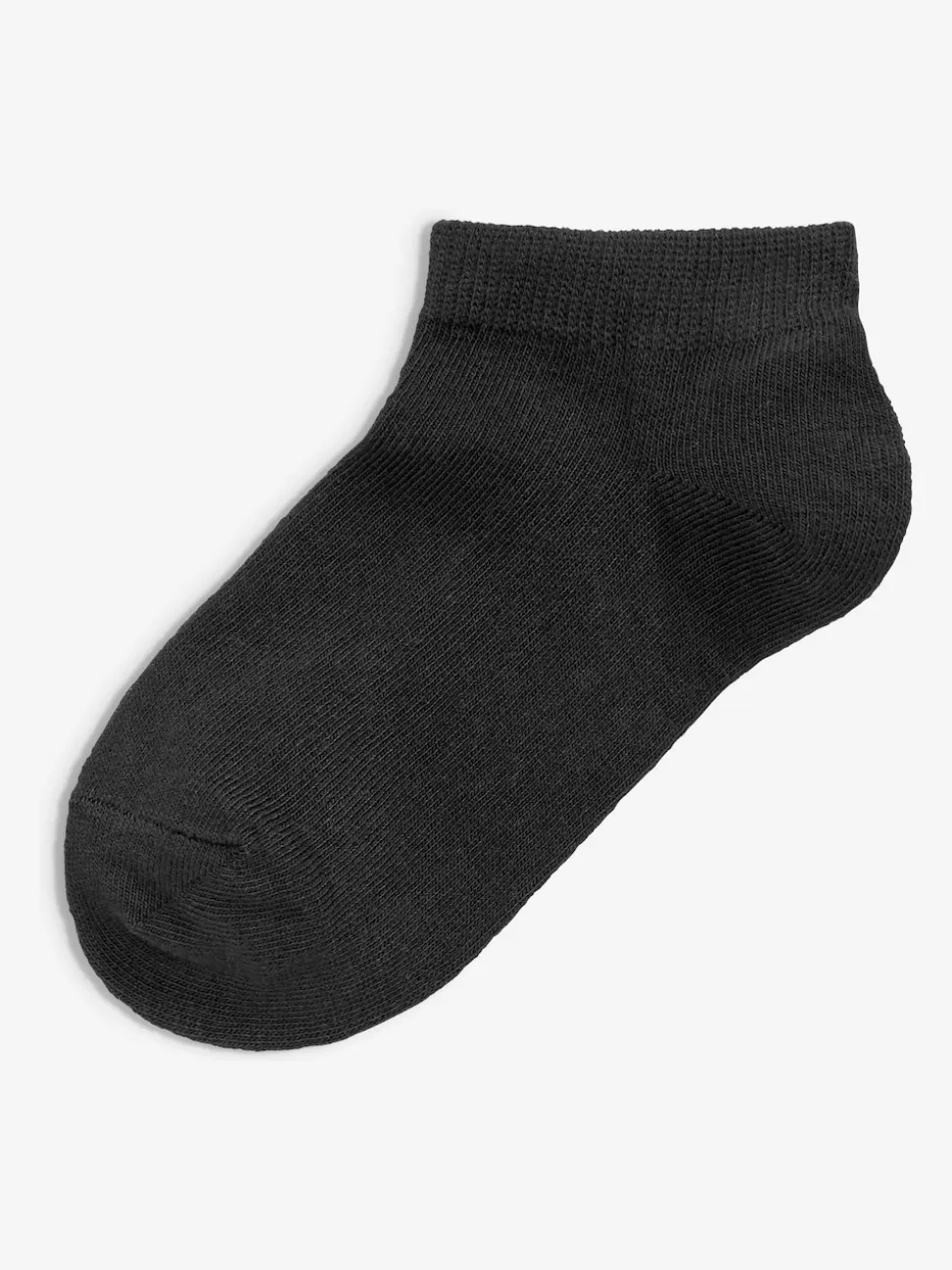 Black 5 Pack Cotton Rich Trainer Socks
