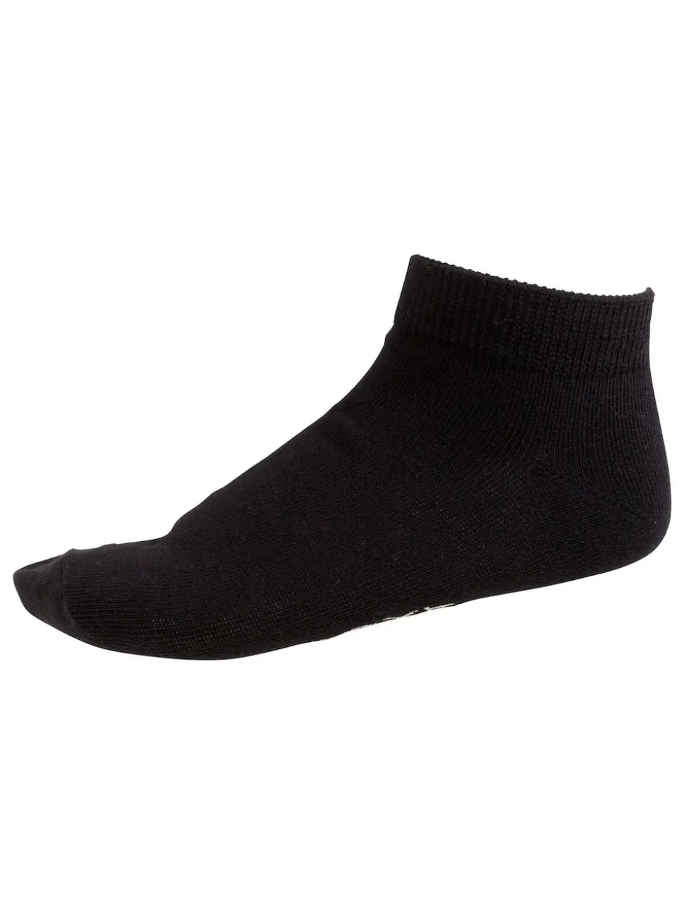 Black 5 Pack Cotton Rich Trainer Socks