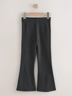 Black 2 Pack Flared Leggings (3-16yrs)