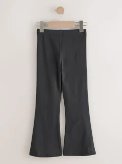 Black 2 Pack Flared Leggings (3-16yrs)