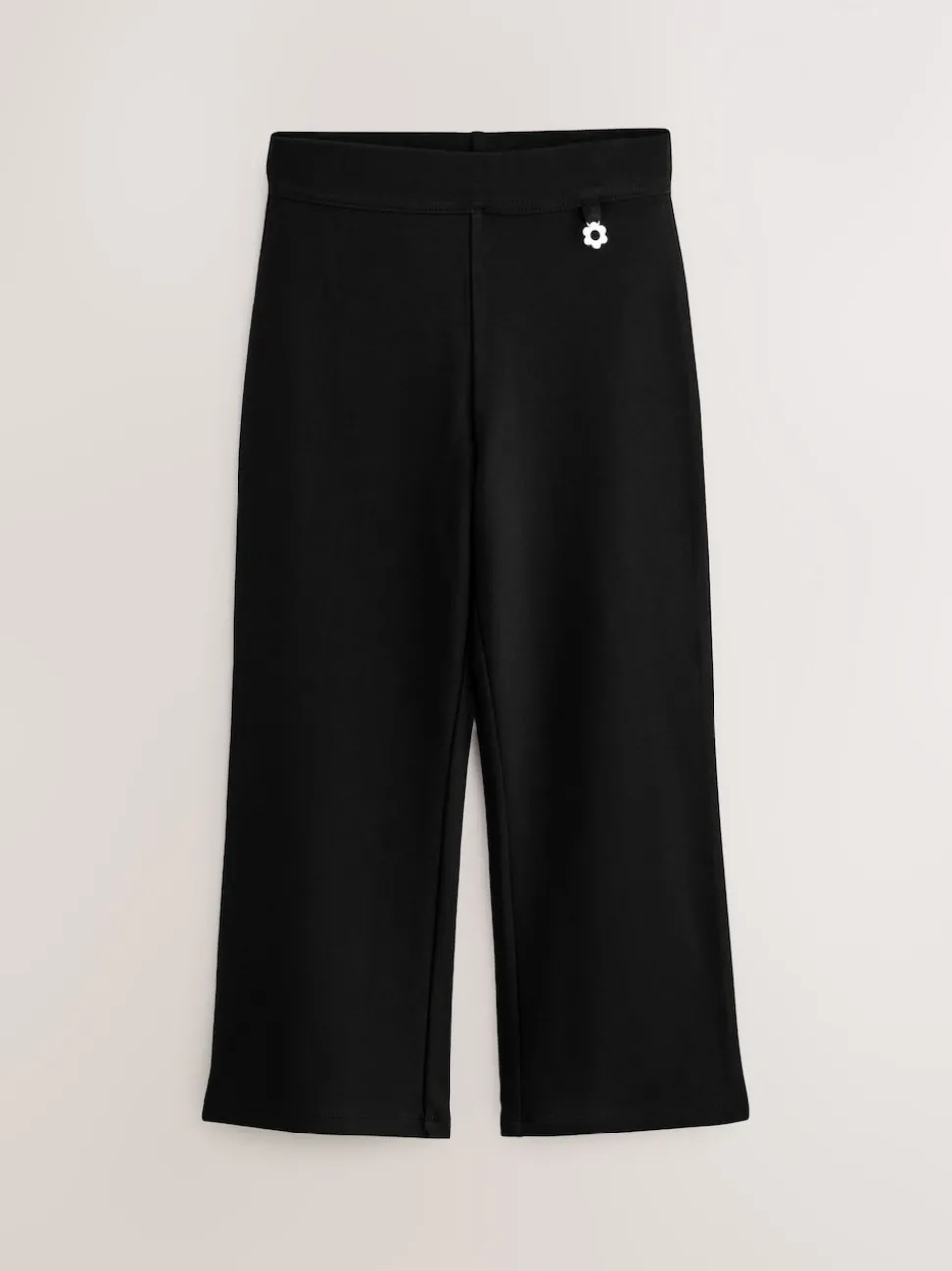 Black 2 Pack Pull-On Cotton Rich Stretch Boot Cut School Trousers (3-17yrs)