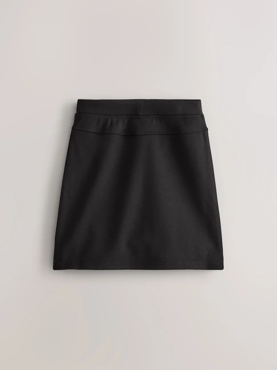Black 2 Pack Pull-On Jersey Stretch School Pencil Skirts (3-17yrs)