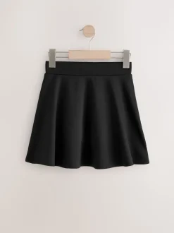 Black 2 Pack Pull On Skort with Jersey Stretch (3-17yrs)