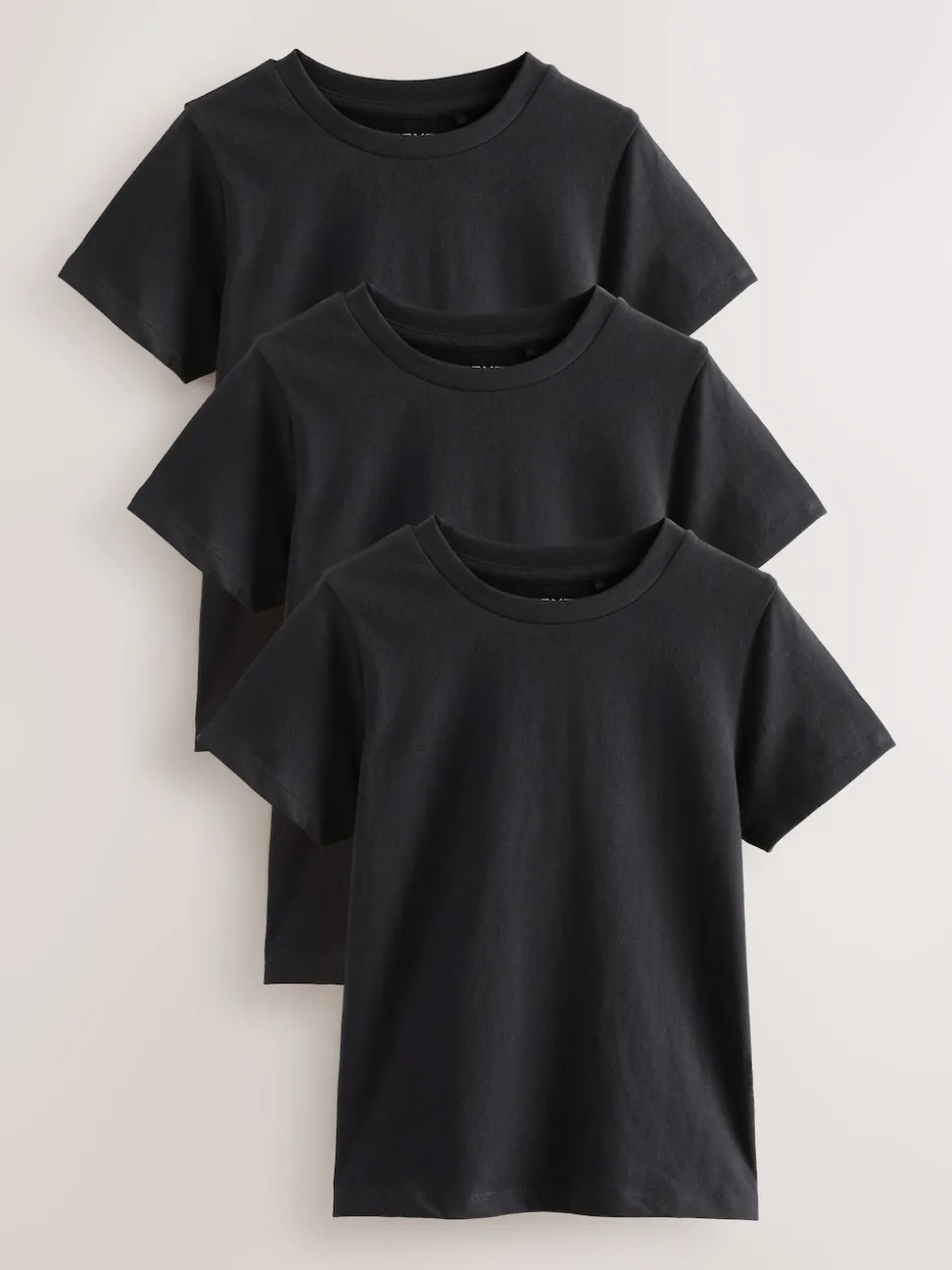 Black 3 Pack T-Shirts (3-16yrs)