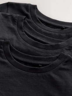 Black 3 Pack T-Shirts (3-16yrs)