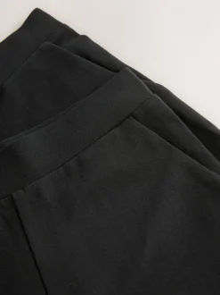 Black 2 Pack Wide Leg Jersey Trousers (3-16yrs)