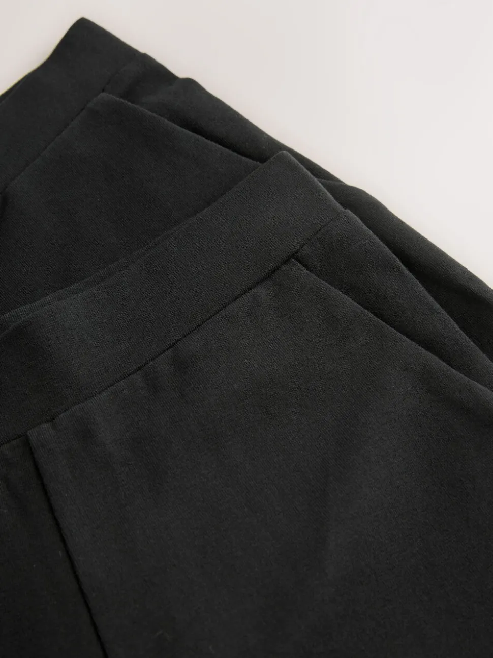 Black 2 Pack Wide Leg Jersey Trousers (3-16yrs)