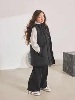 Black Padded Gilet (3-16yrs)