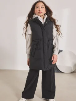Black Padded Gilet (3-16yrs)