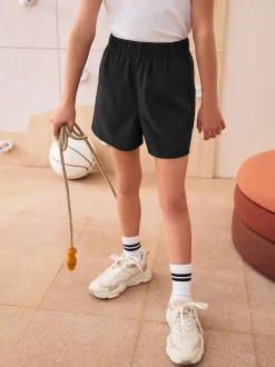 Black PE Sports Shorts (3-16yrs)