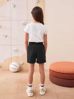 Black PE Sports Shorts (3-16yrs)