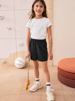 Black PE Sports Shorts (3-16yrs)
