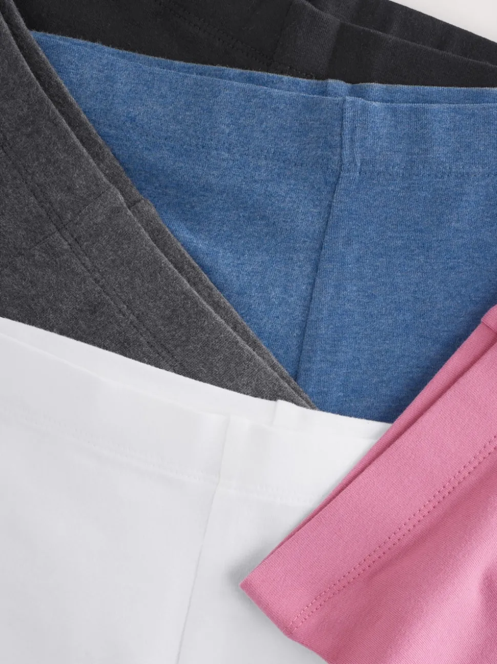 Black/ Pink/ Blue/ White/ Grey 5 Pack Cycle Shorts (3-16yrs)