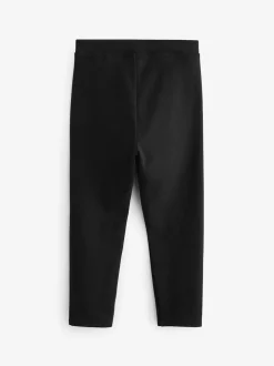 Black Pull-On Cotton Rich Stretch School Trousers (3-16yrs)