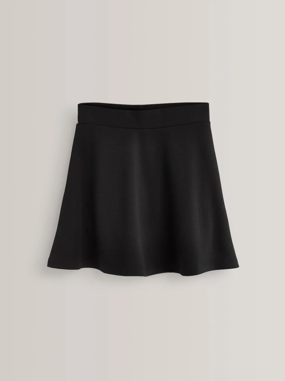 Black Pull-On School Skort with Jersey Stretch (3-17yrs)