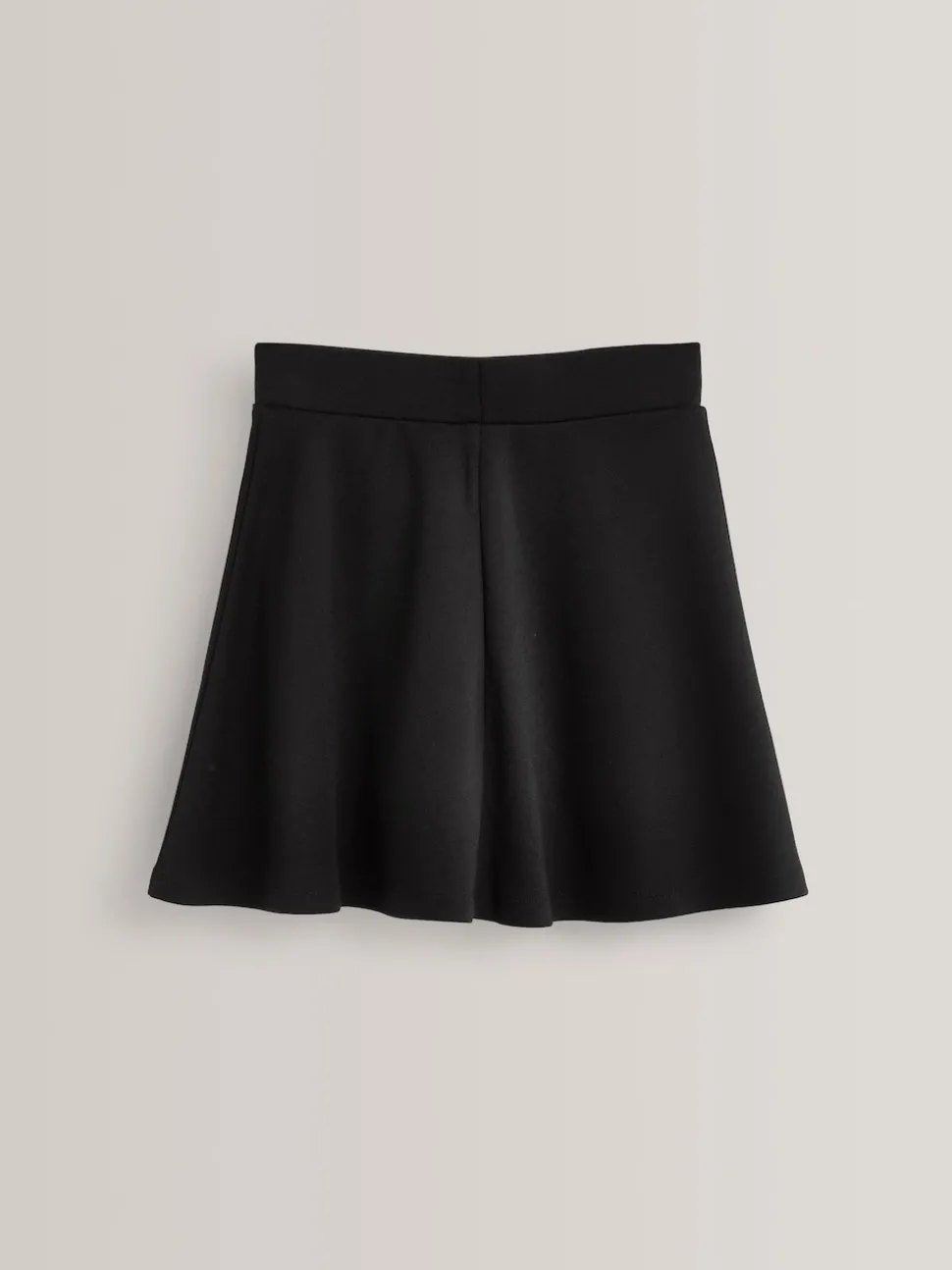 Black Pull-On School Skort with Jersey Stretch (3-17yrs)