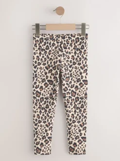 Black Rainbow/Animal Leggings 2 Pack (3-16yrs)