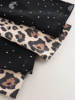 Black Rainbow/Animal Leggings 2 Pack (3-16yrs)