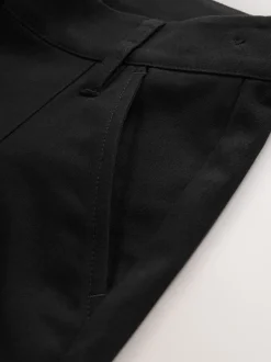 Black Regular Length Barrel Leg School Trousers (9-18yrs)