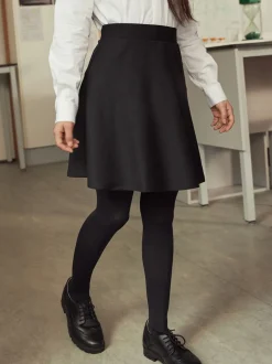 Black Regular Length 2 Pack 80 Denier School Tights