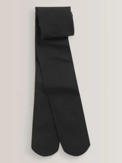 Black Regular Length 2 Pack 40 Denier School Tights