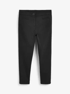 Black Regular Length School Skinny Stretch Trousers (3-18yrs)