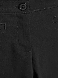 Black Regular Length School Skinny Stretch Trousers (3-18yrs)