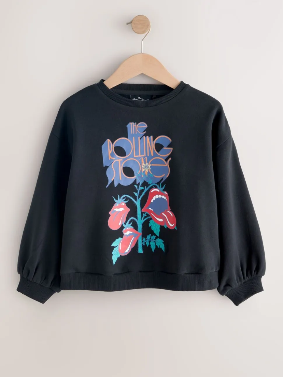 Black Rolling Stones Sweatshirt (3-16yrs)
