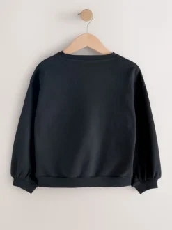 Black Rolling Stones Sweatshirt (3-16yrs)