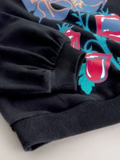 Black Rolling Stones Sweatshirt (3-16yrs)