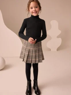 Black Roll Neck Knit Jumper (3-16yrs)