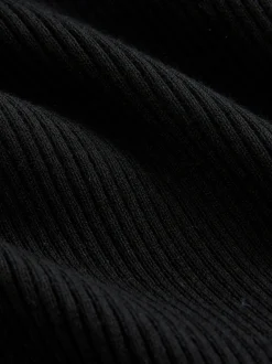 Black Roll Neck Knit Jumper (3-16yrs)